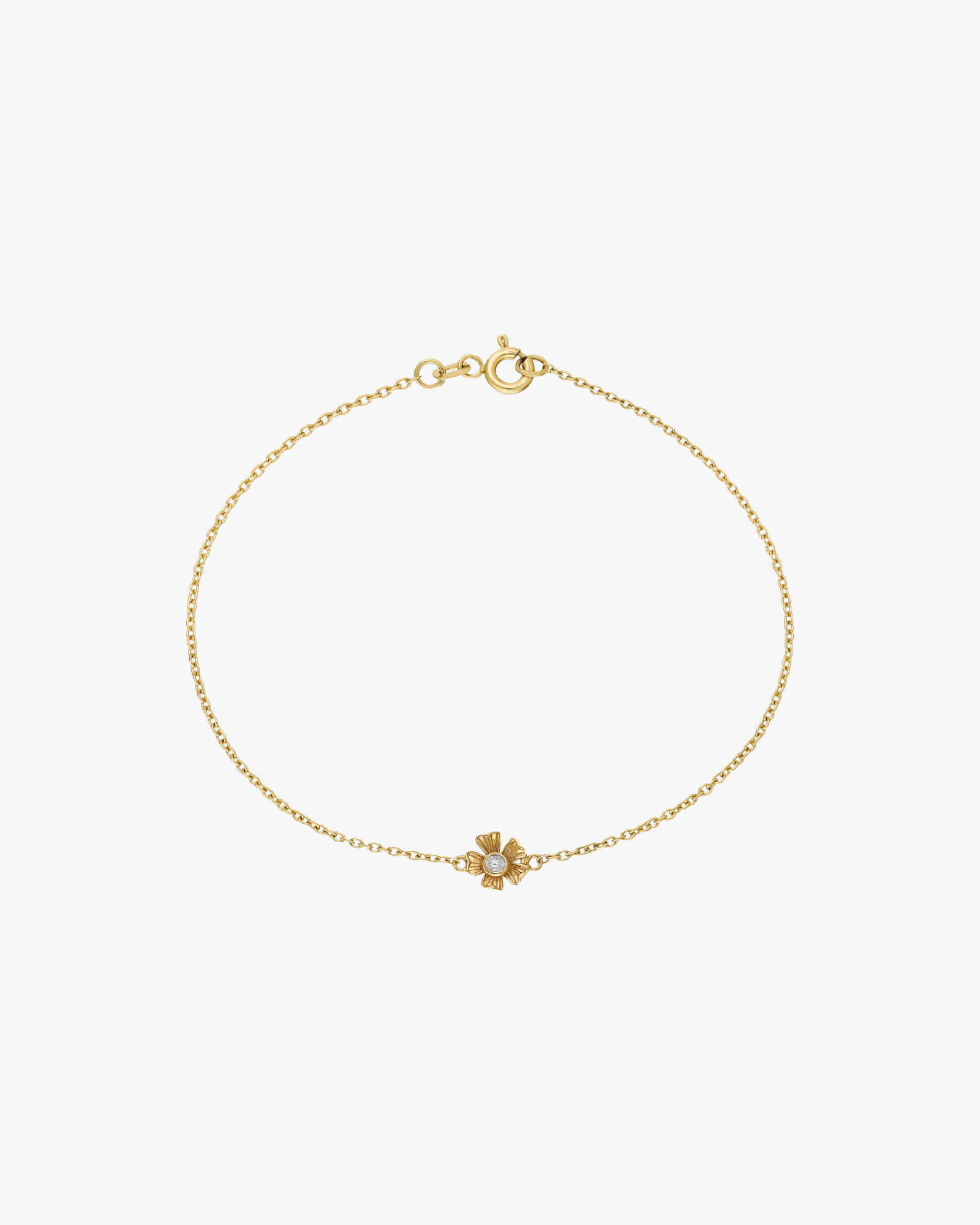 Diamond Flower Bracelet