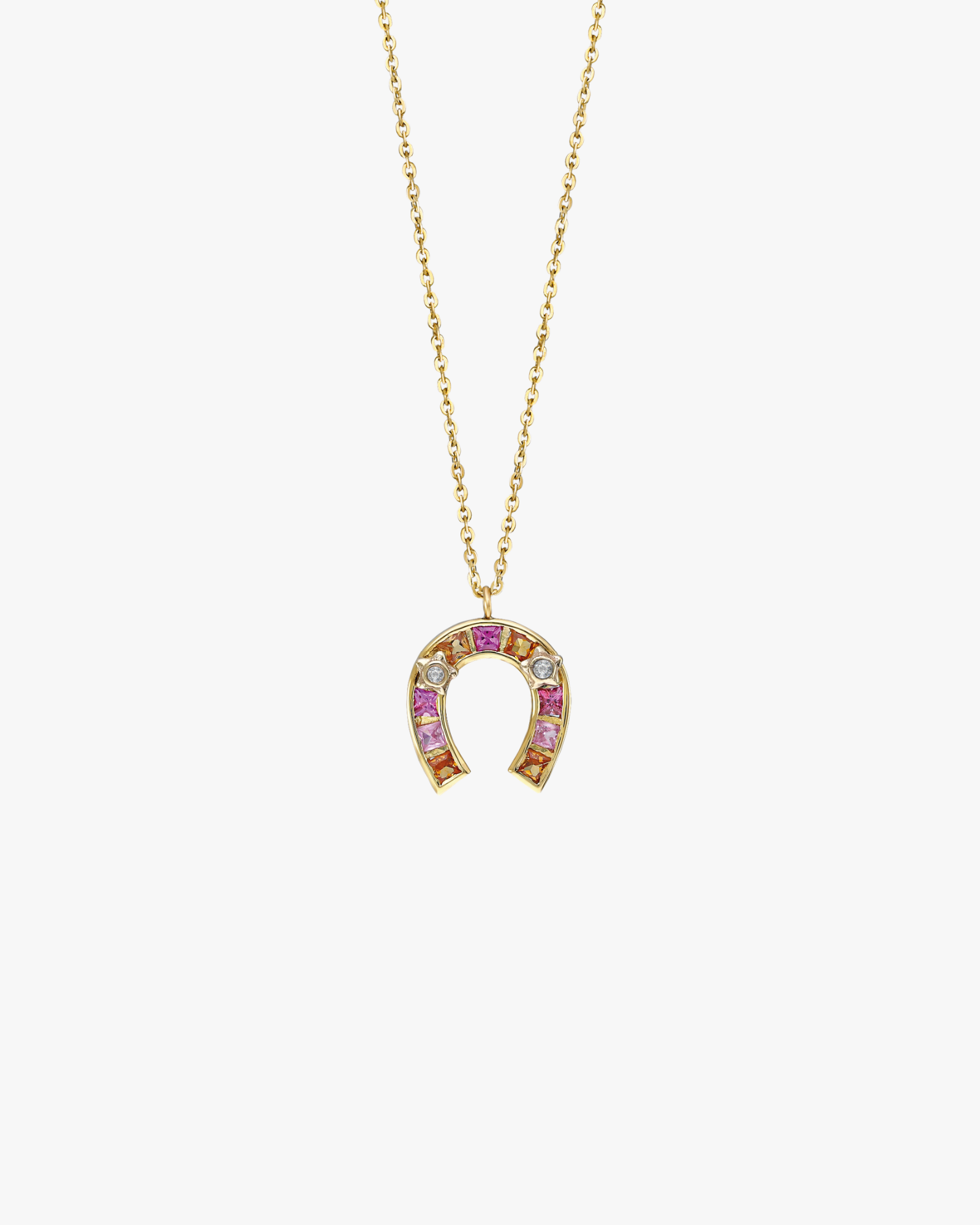 Pink/Orange Horseshoe