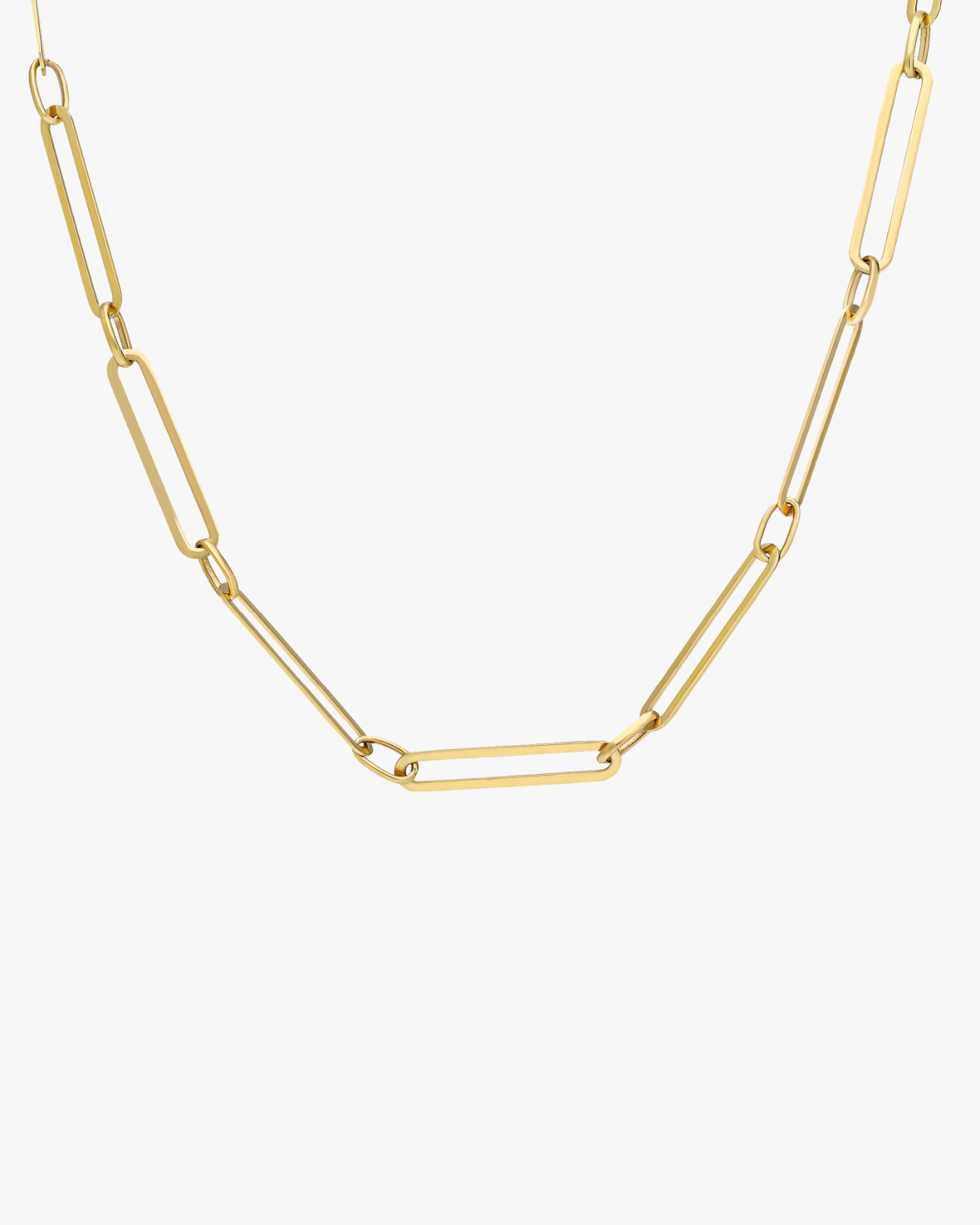 Gold Paperclip Chain IV